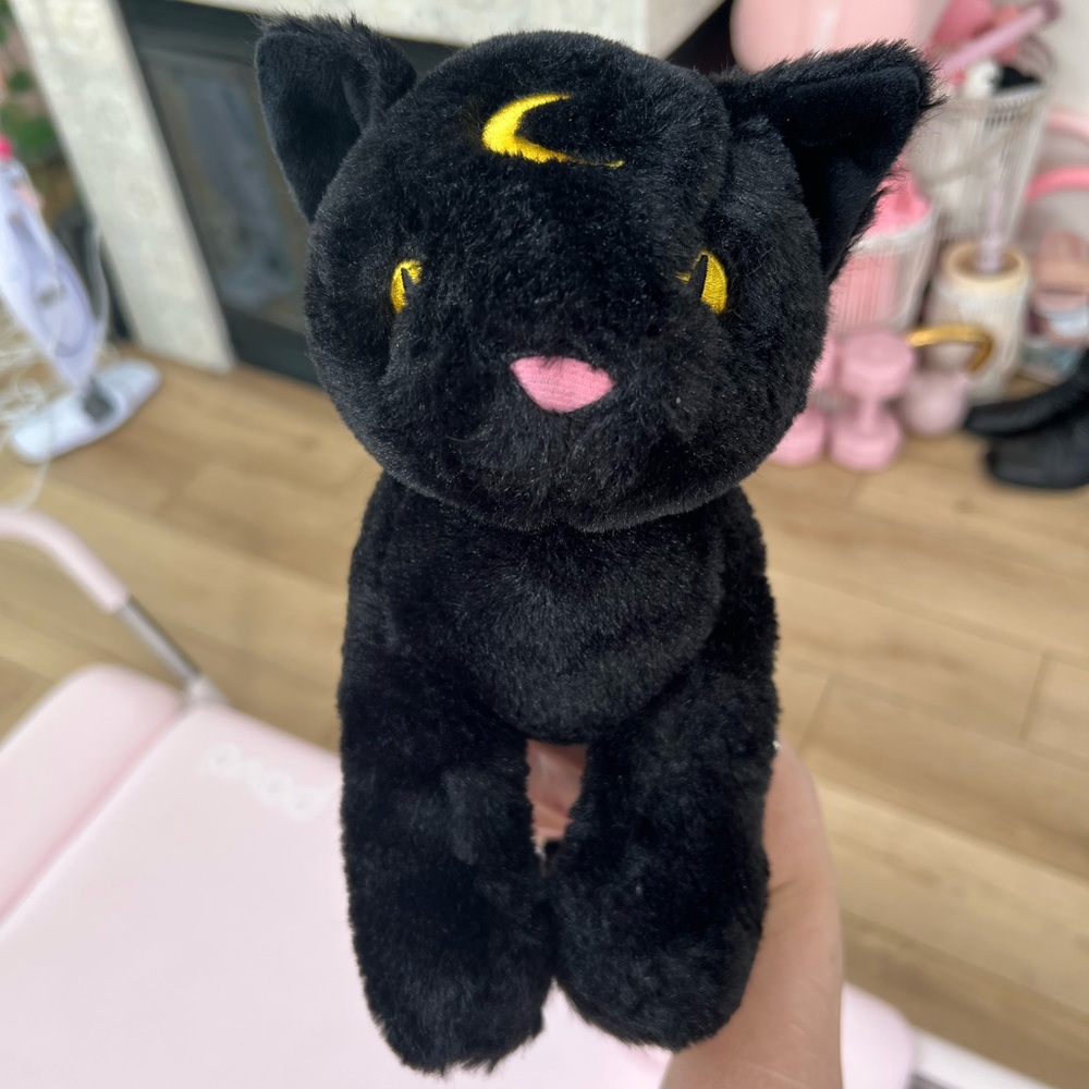 Killstar Binx Black Luna Cat Plush Handbag